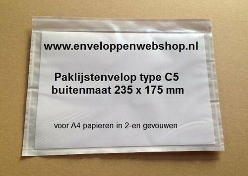 Packinglist standaard