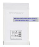 Luchtkussenenveloppen B2 / 12, doos van 200 stuks, WIT