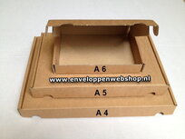 Brievenbusdoos bruin A5